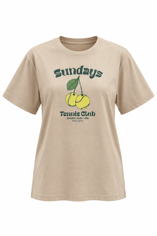Áo Tshirt Dáng Rộng Sunday Tennis Club - 5