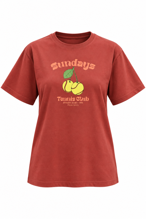 Áo Tshirt Dáng Rộng Sunday Tennis Club - 2