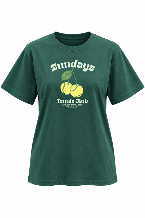 Áo Tshirt Dáng Rộng Sunday Tennis Club - 3