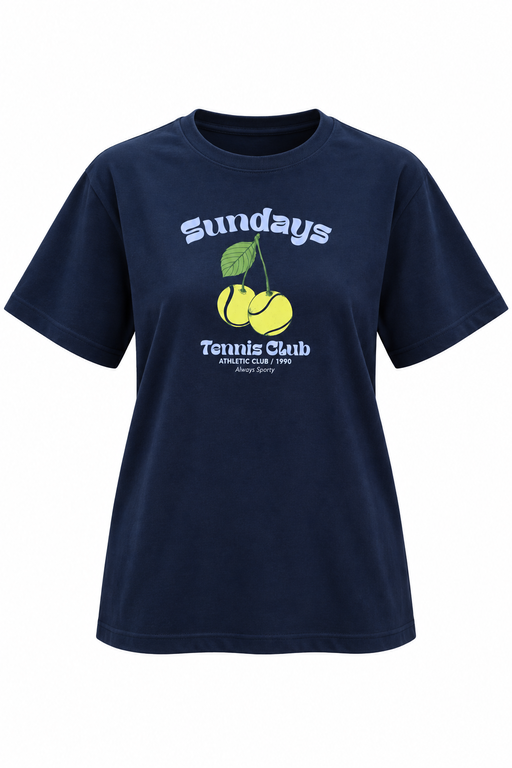 Áo Tshirt Dáng Rộng Sunday Tennis Club - 4
