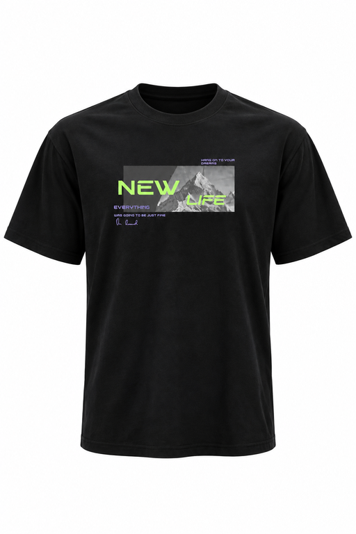 Áo Tshirt Cổ Tròn Nam NEW LIFE - 2