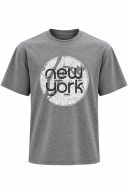 Áo Tshirt Cổ Tròn Nam NEW YORK - 3