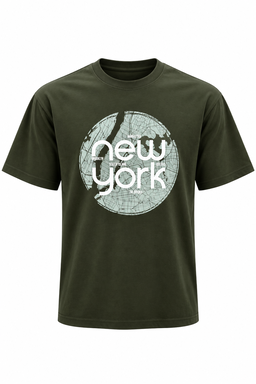 Áo Tshirt Cổ Tròn Nam NEW YORK - 4