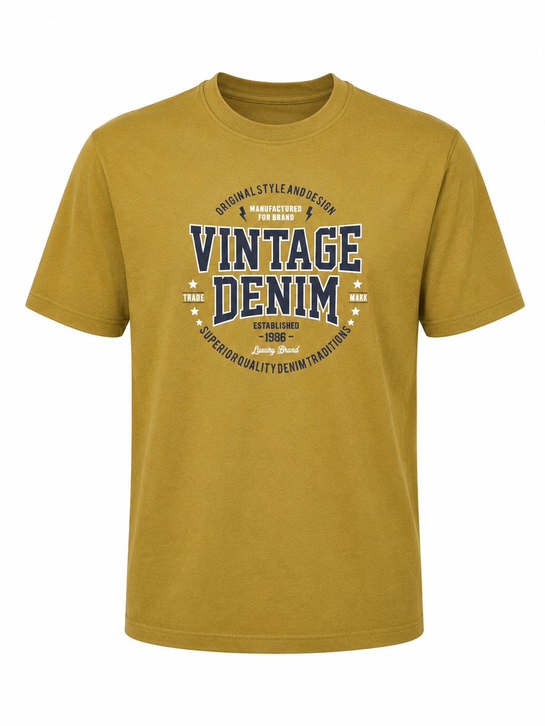 Áo Tshirt Cổ Tròn Nam VINTAGE DENIM - 2