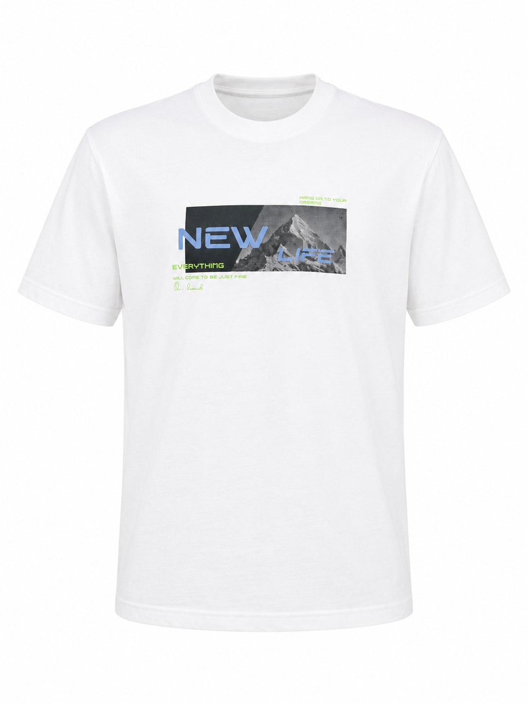 Áo Tshirt Cổ Tròn Nam NEW LIFE - 3