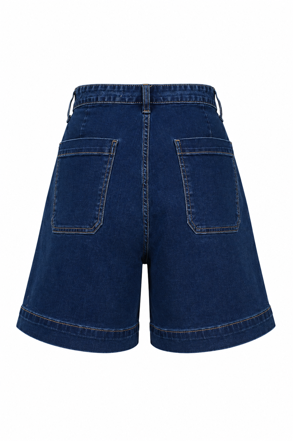 Quần Short Denim Nữ Cạp Cao - 3