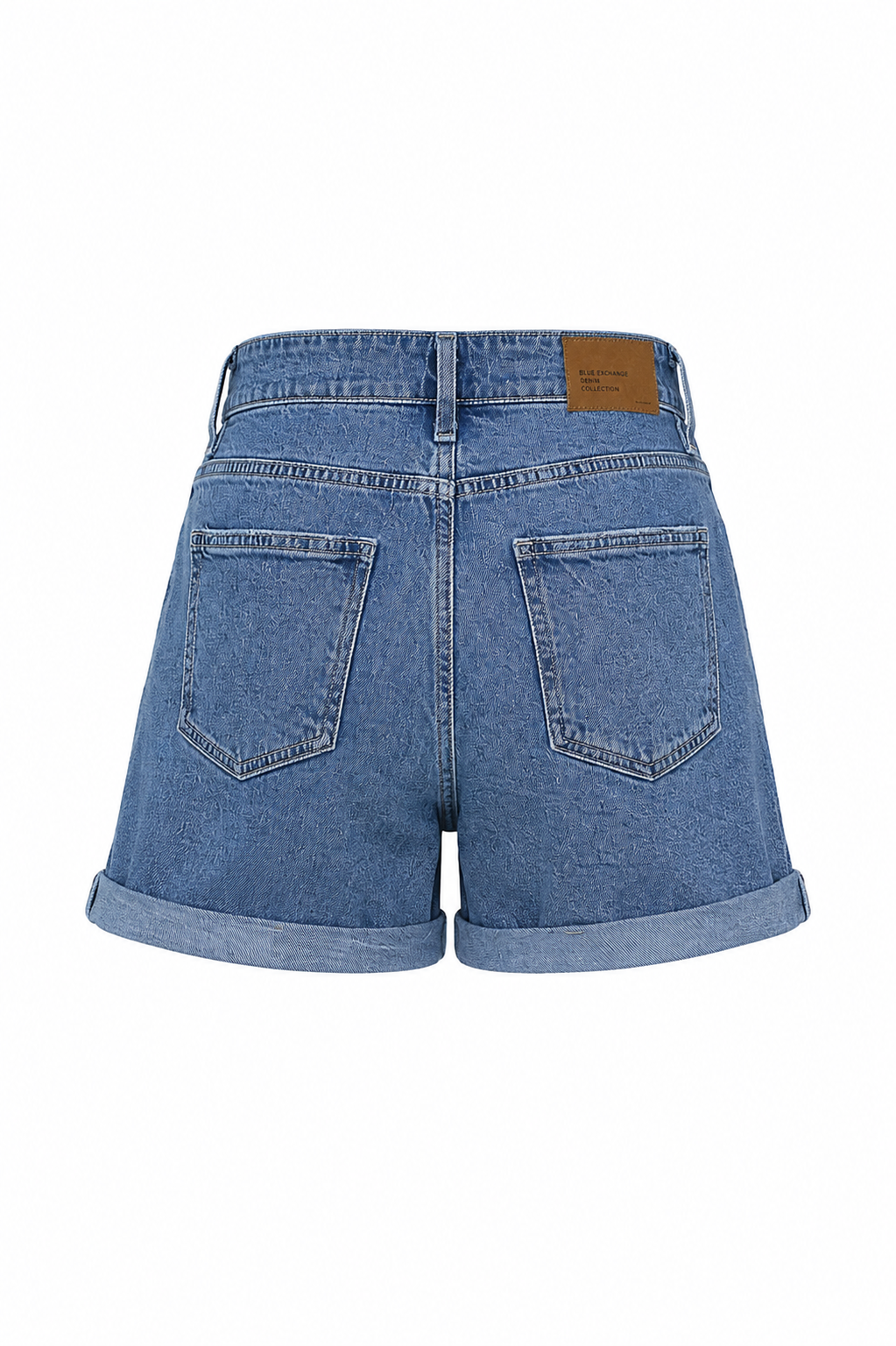 Quần Short Denim Nữ Cạp Cao - 3