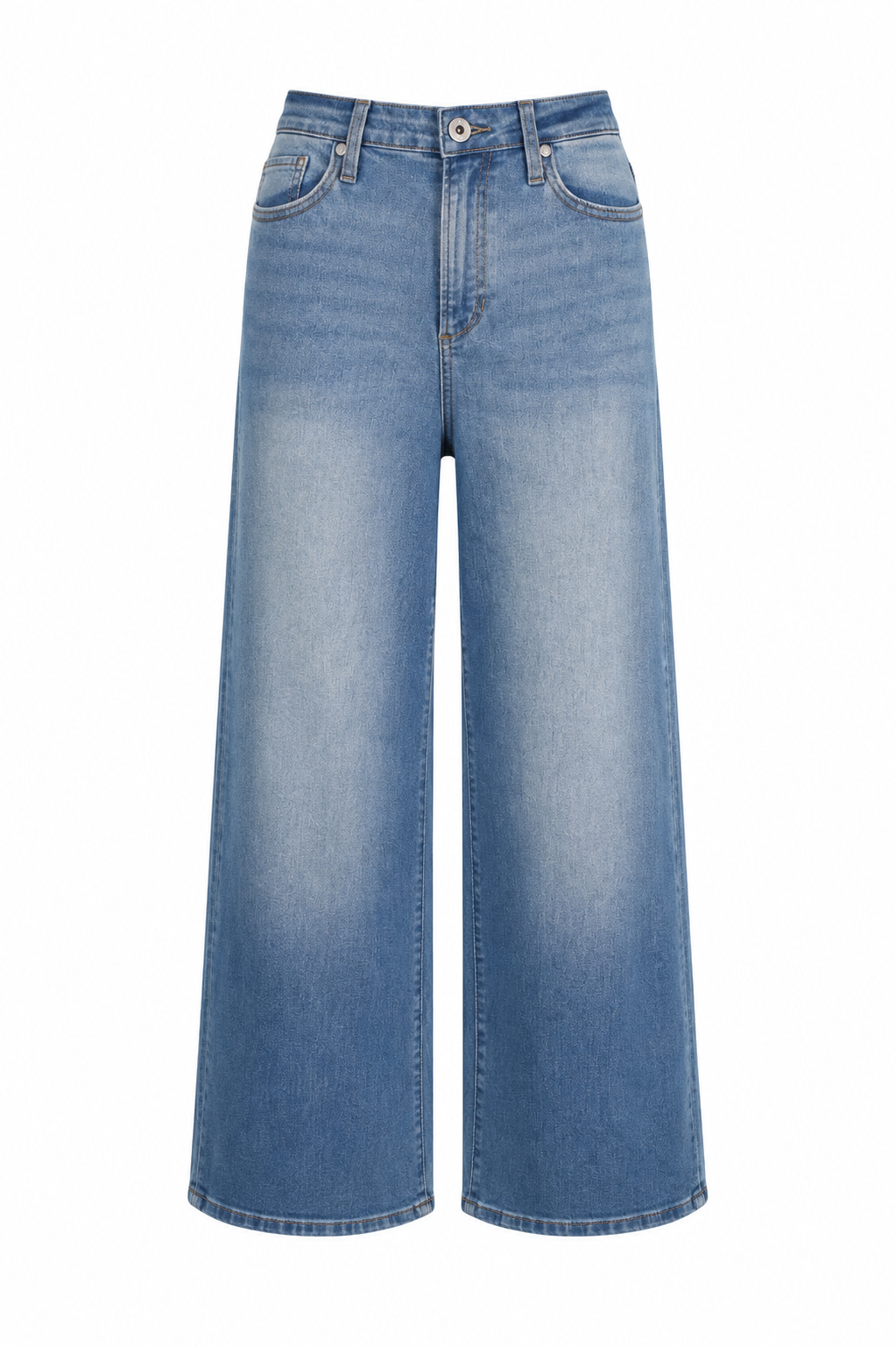 Quần Jeans Nữ Ống Rộng - 2