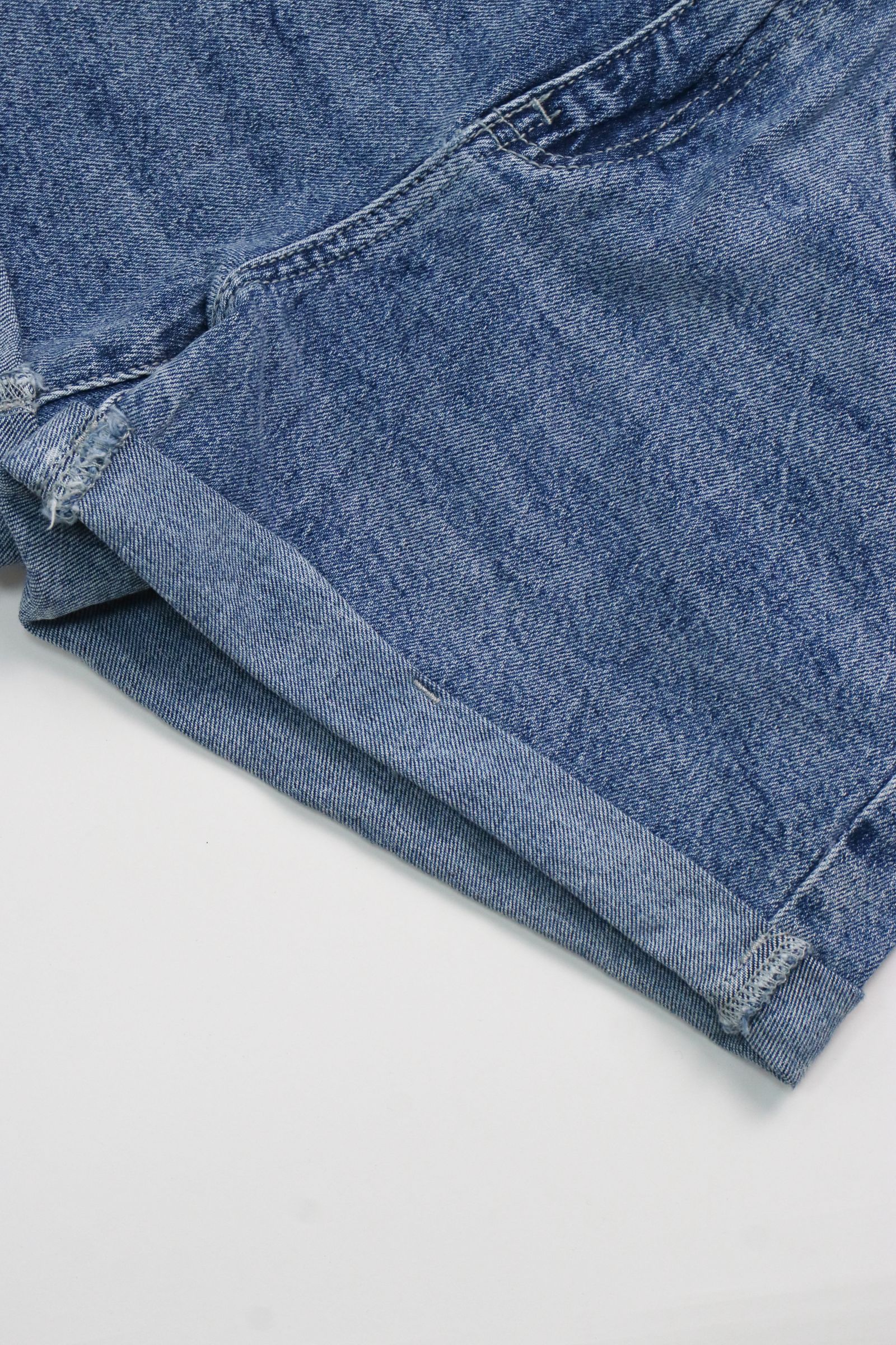 Quần Short Denim Nữ Cạp Cao - 5