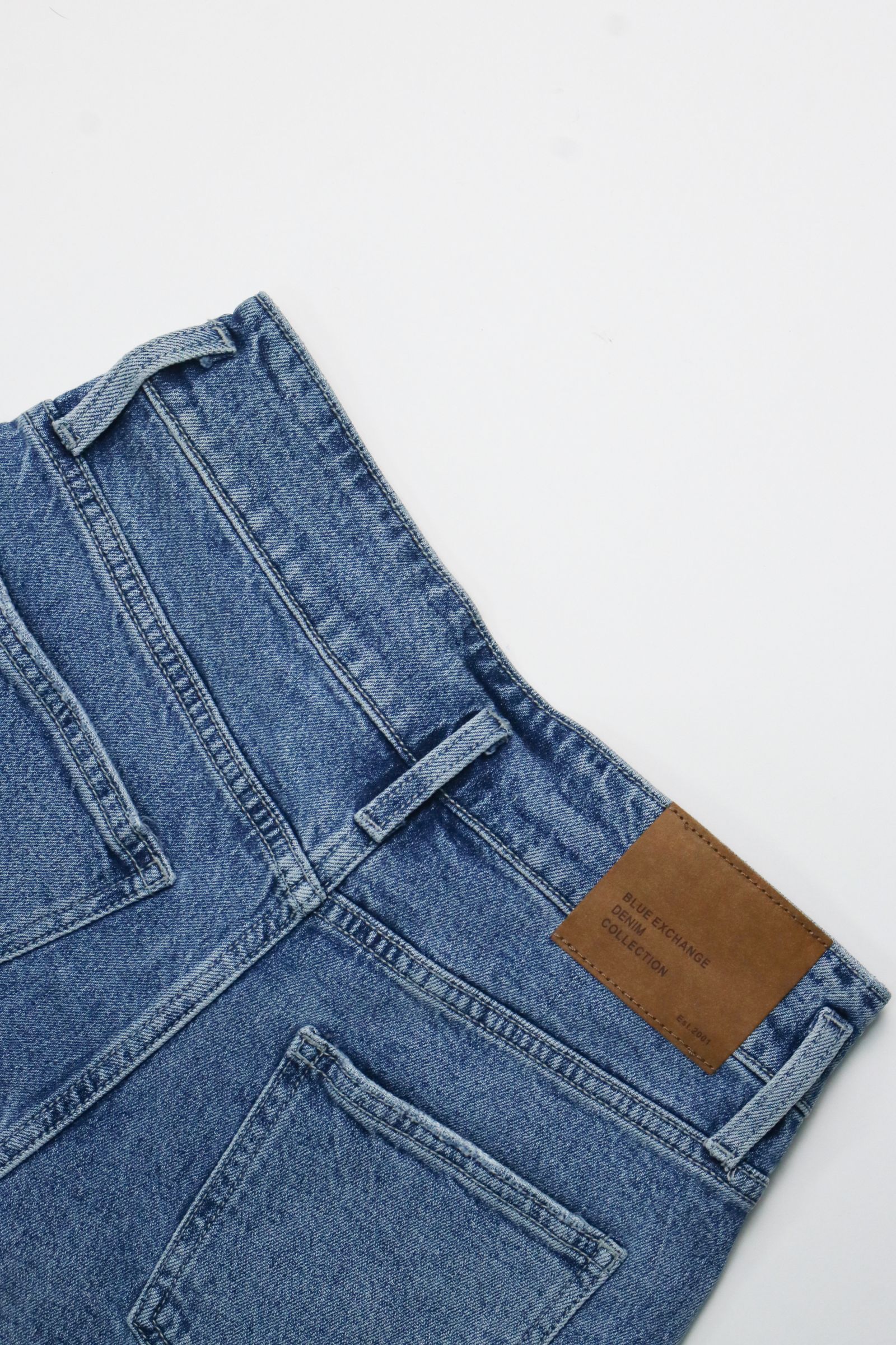 Quần Short Denim Nữ Cạp Cao - 6