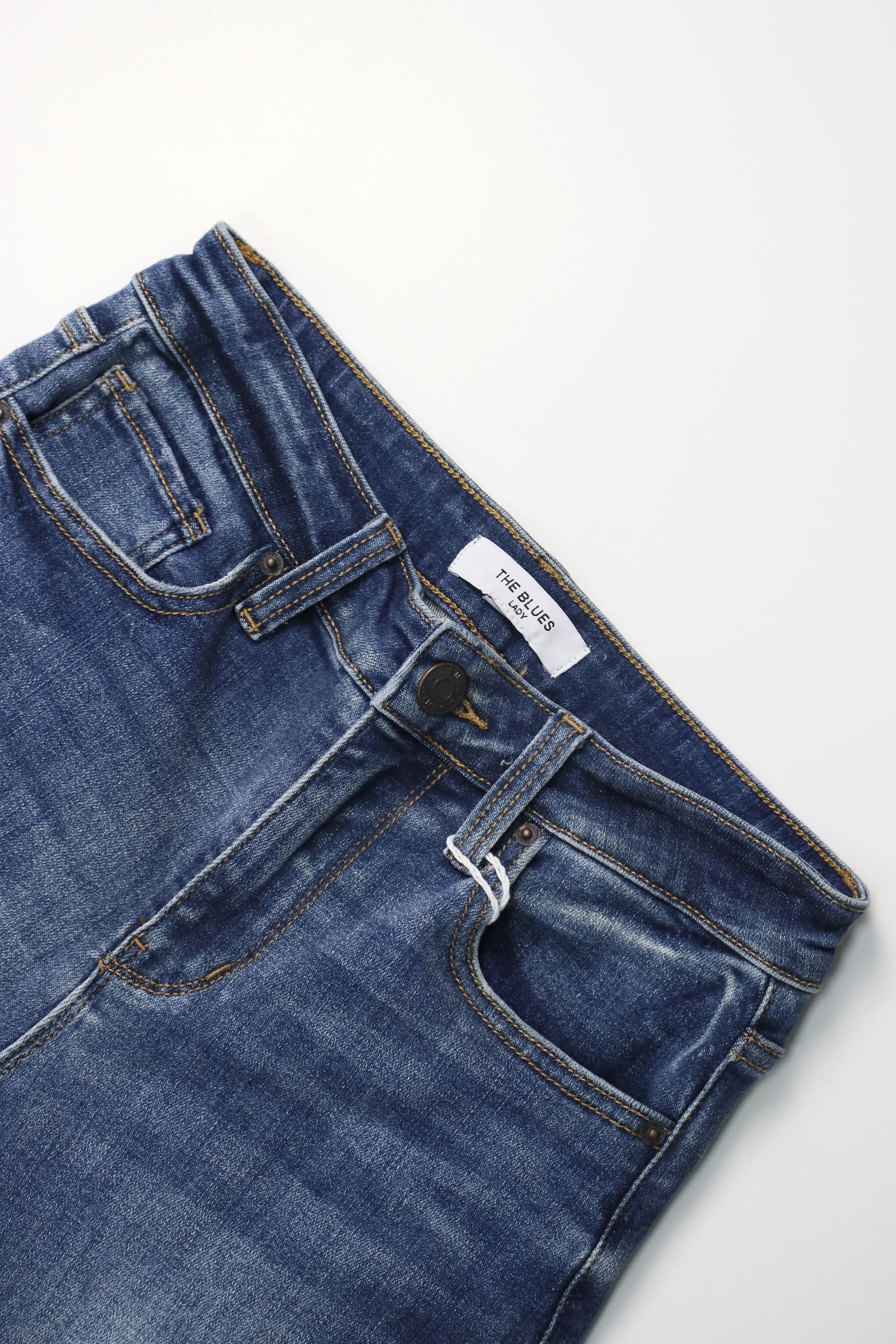 Quần Jeans Nữ Ống Loe Rách Gối - 5