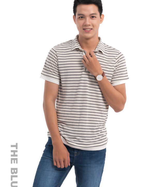 Áo Polo Nam Single Sọc Cổ Somi T2D-PS18283