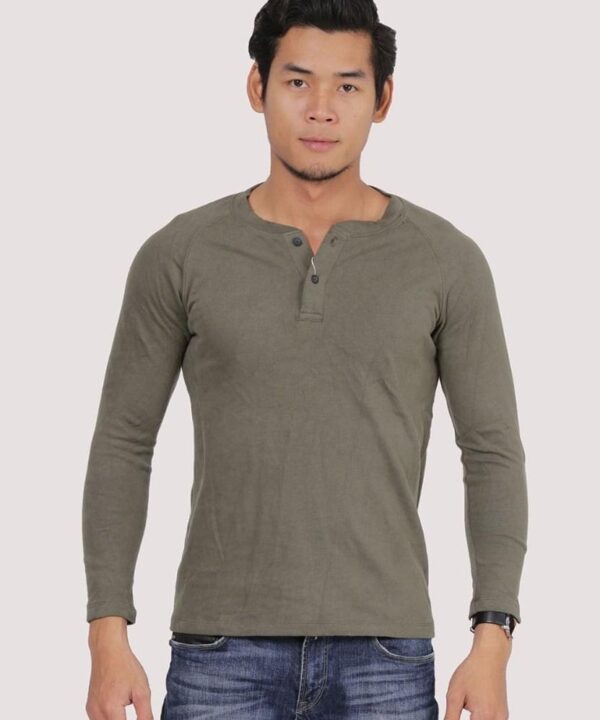 Men's T-shirt With Long Sleeves T2D-HL17074
