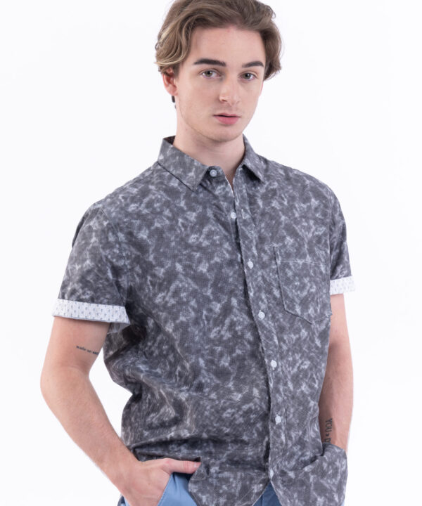 Áo Nam Tay Ngắn 1 Túi HK1-MS22-N023UBR7