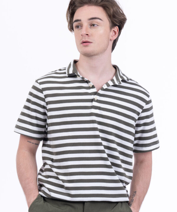 Áo Thun Polo Nam Phối Sọc TVM-P1S/22-759