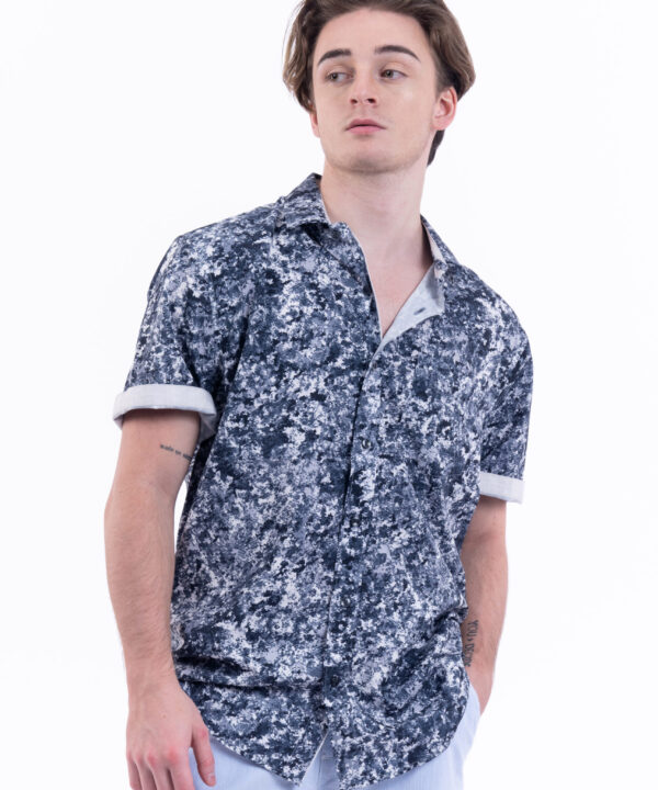 Áo Sơ Mi Nam Tay Ngắn 1 Túi HK1-MS22-N039UB