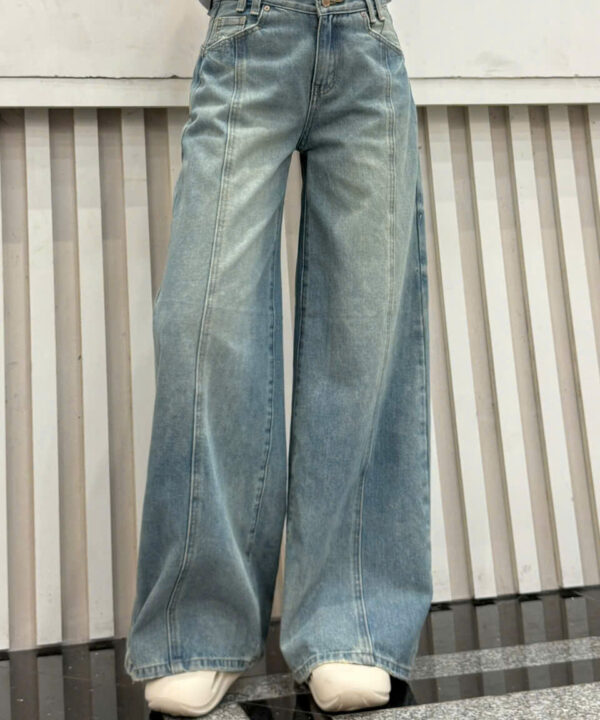 Quần Jeans Nữ Dài Ống Rộng WJ2025-02D