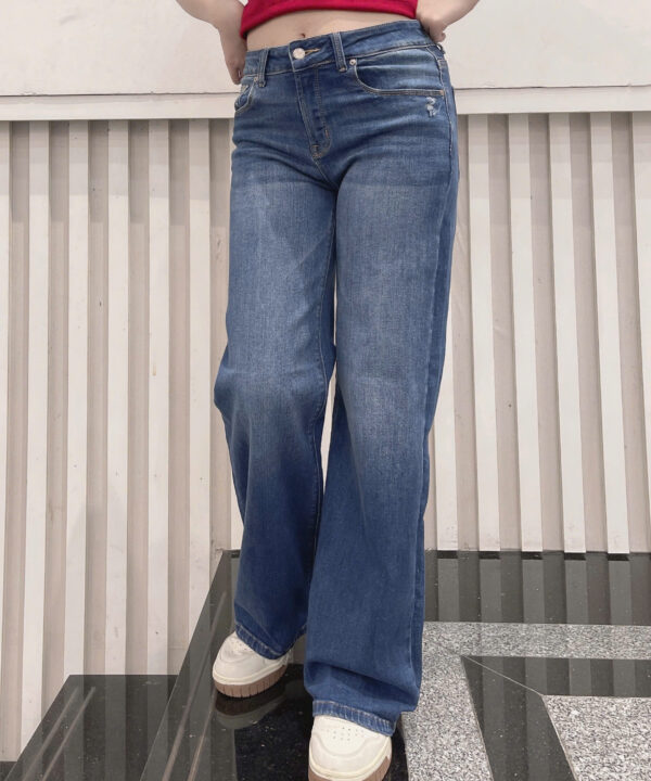 Quần Jeans Nữ Ống Suông Rộng WJ2025-13